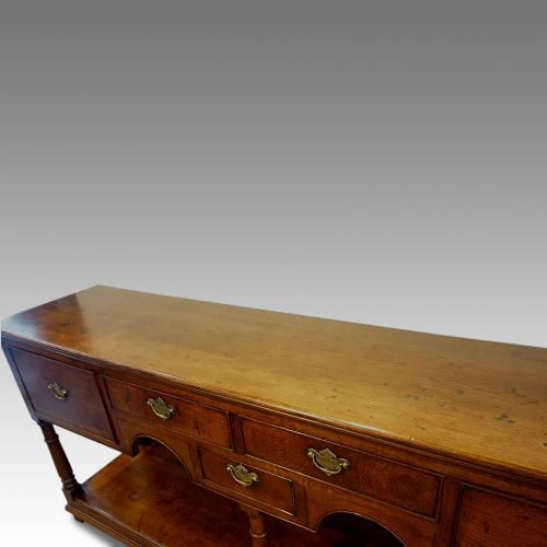 fig 1. Large Georgian oak pot-board dresser