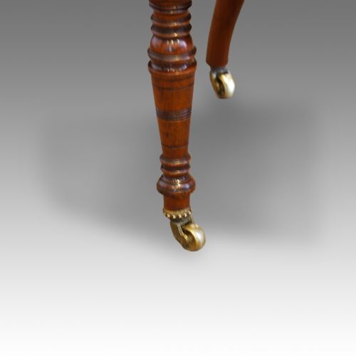 fig 1. Victorian walnut desk armchair