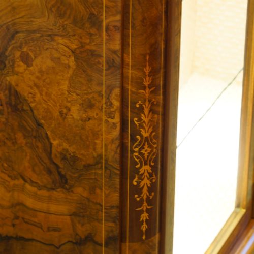 fig 4. Victorian 2 door inlaid walnut pier cabinet