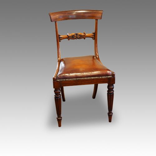fig 1. Set of 8 William IV rosewood dining chairs