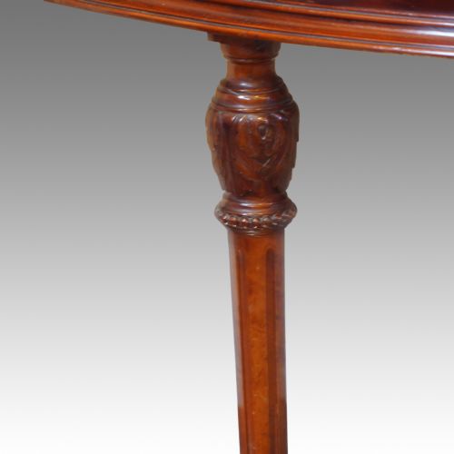 fig 2. Edwardian inlaid mahogany demi lune display cabinet