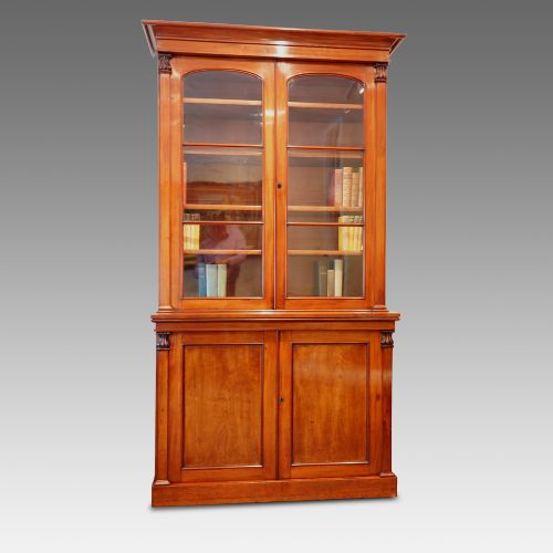 Victorian Mahogany Library Bookcase