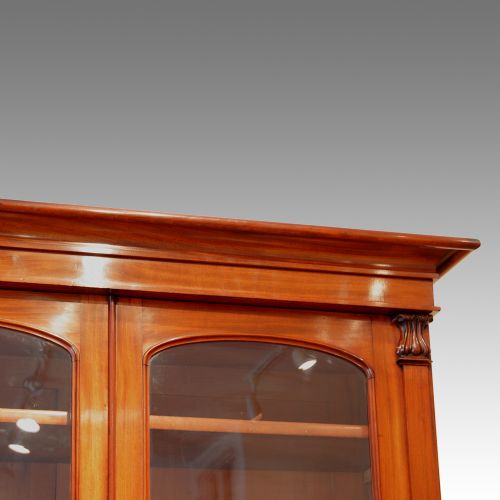 fig 3. Victorian mahogany library bookcase