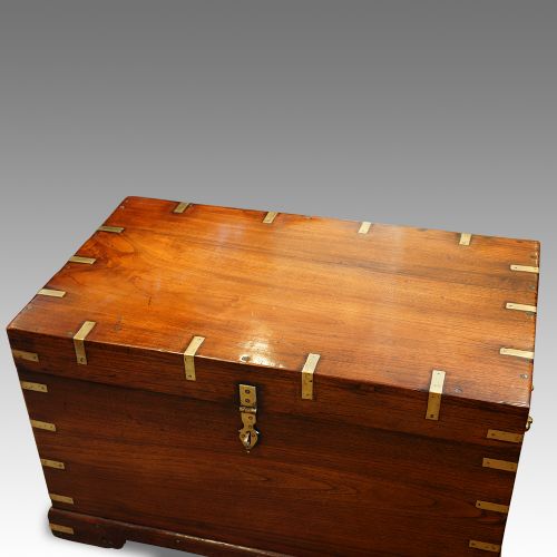 fig 2. Victorian brass bound campaign chest