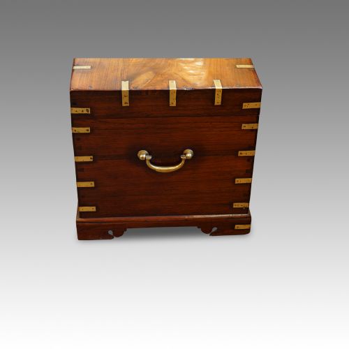 fig 3. Victorian brass bound campaign chest