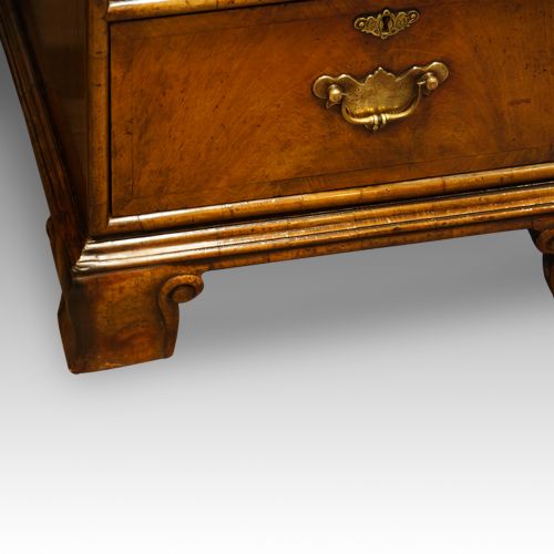 fig 3. Edwardian walnut pedestal desk