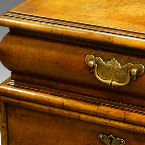 fig 4. Edwardian walnut pedestal desk