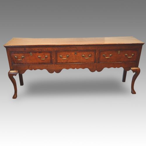 George III Oak Dresser Base