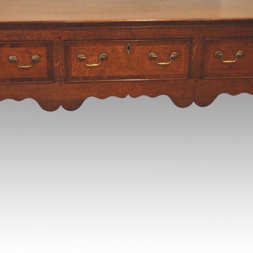 fig 2. George III oak dresser base