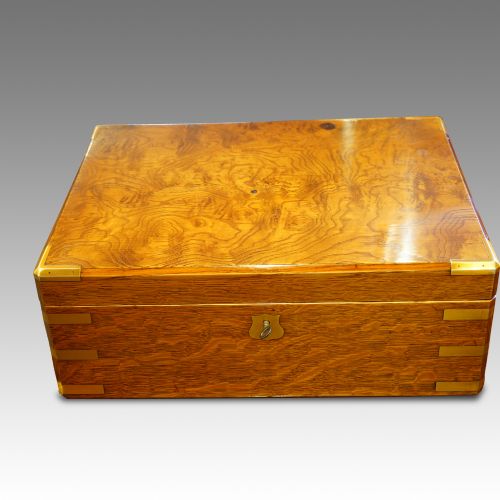 Victorian Oak Document Box