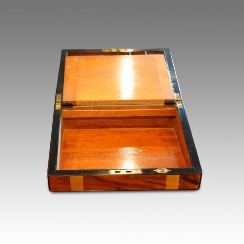 fig 3. Victorian walnut writing slope