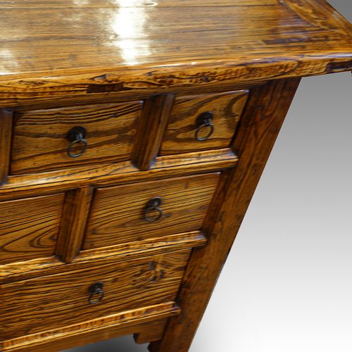 fig 2. Chinese Elm multi drawer chest