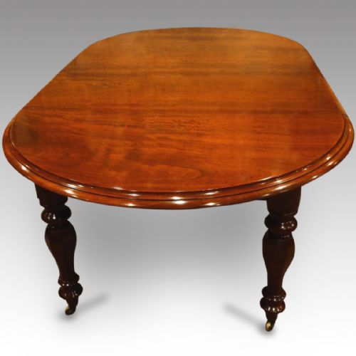 Victorian Mahogany Extending Circular Dining Table
