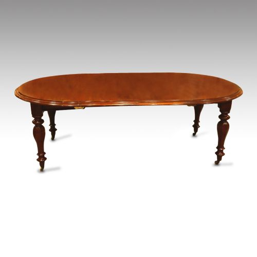 fig 1. Victorian mahogany extending circular dining table