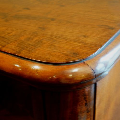 fig 3. Victorian large mahogany chest of drawers