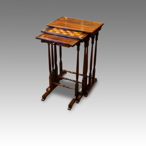 William IV Rosewood Nest of Tables