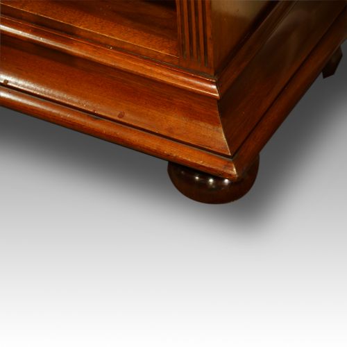 fig 2. Edwardian walnut tall open bookcase