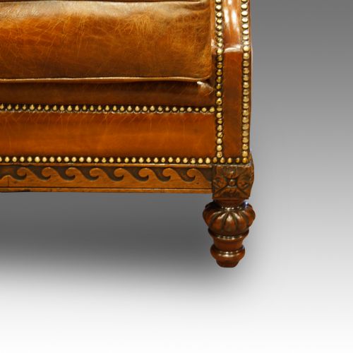 fig 1. Pair of Edwardian club chairs