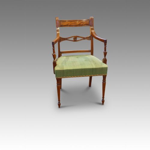 fig 3. Set of 8 Regency mahogany dining chairs