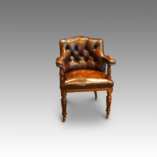 Victorian Oak Desk Chair