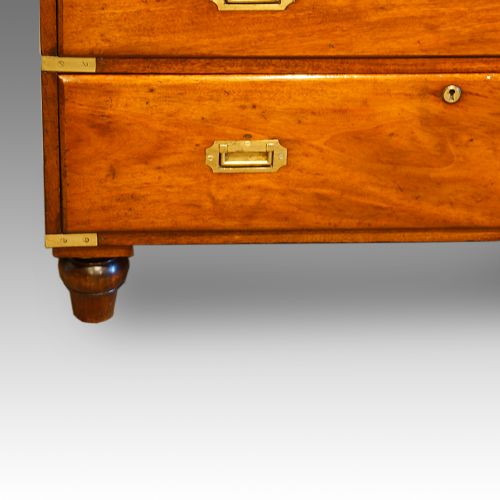 fig 1. Victorian mahogany campaign chest