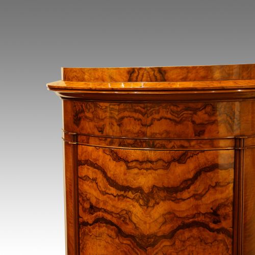 fig 1. Victorian burr walnut pillar box cabinet