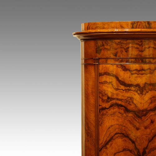 fig 2. Victorian burr walnut pillar box cabinet