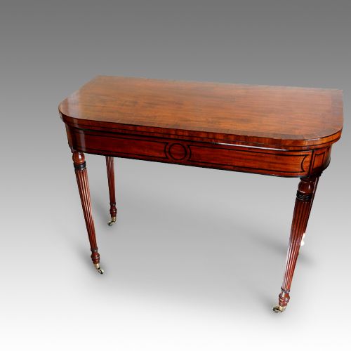 Fine Regency Mahogany Card-table
