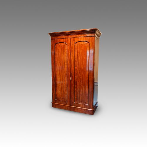 fig 1. Victorian mahogany 2 door wardrobe
