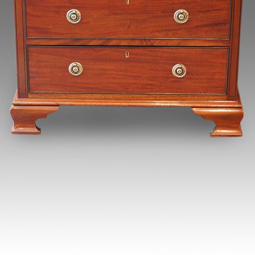 fig 1. Edwardian Maple & co mahogany tall chest