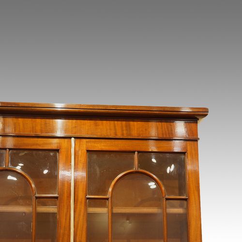 fig 1. William IV mahogany secretaire bookcase
