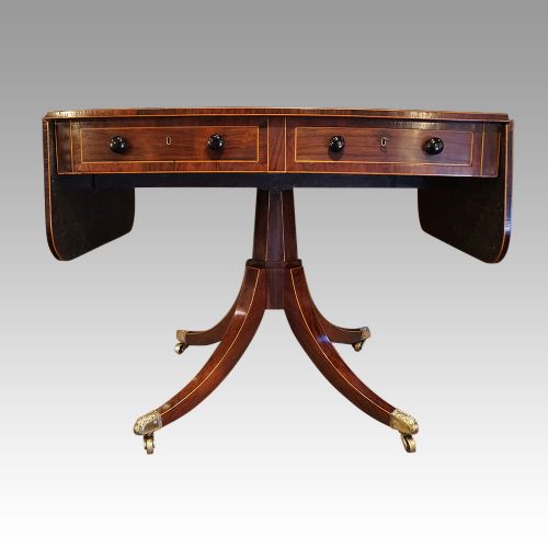 fig 2. Regency rosewood sofa table
