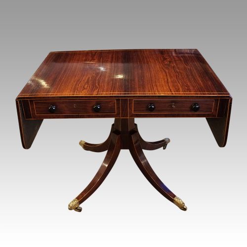 fig 3. Regency rosewood sofa table