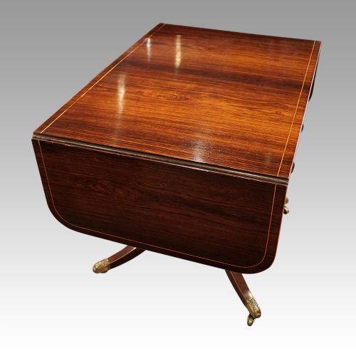 fig 7. Regency rosewood sofa table