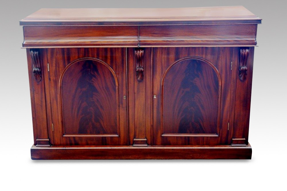 Victorian mahogany chiffonier sideboard