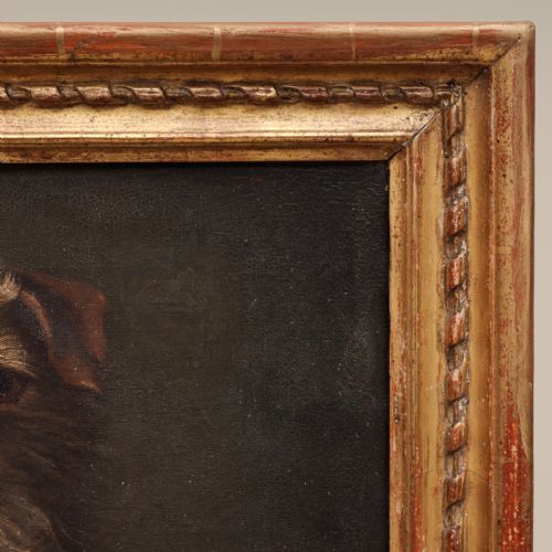 A 19TH CENTURY PAINTING OF A DOG - ADDITIONAL PHOTO 4