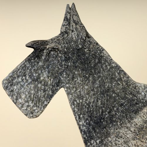 A 20TH CENTURY SCOTTY DOG SCULPTURE - ADDITIONAL PHOTO 1