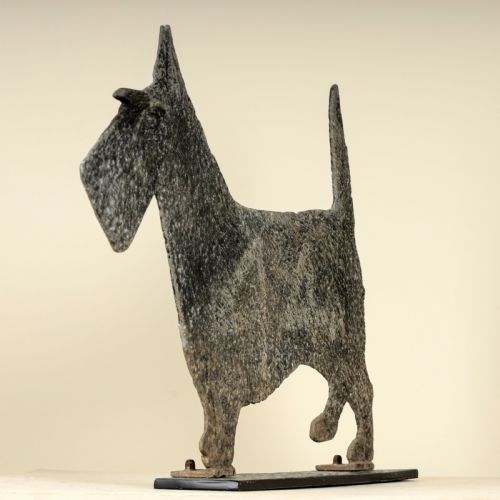 A 20TH CENTURY SCOTTY DOG SCULPTURE - ADDITIONAL PHOTO 2