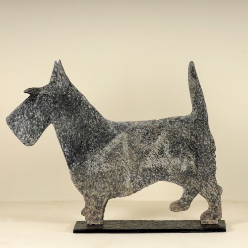A 20TH CENTURY SCOTTY DOG SCULPTURE - ADDITIONAL PHOTO 4