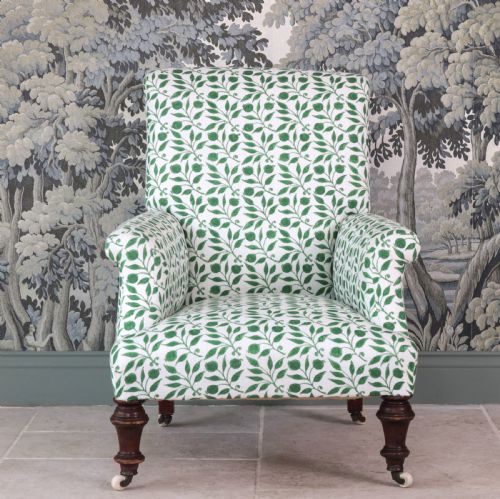 A 19TH CENTURY ENGLISH ARMCHAIR - ADDITIONAL PHOTO 1