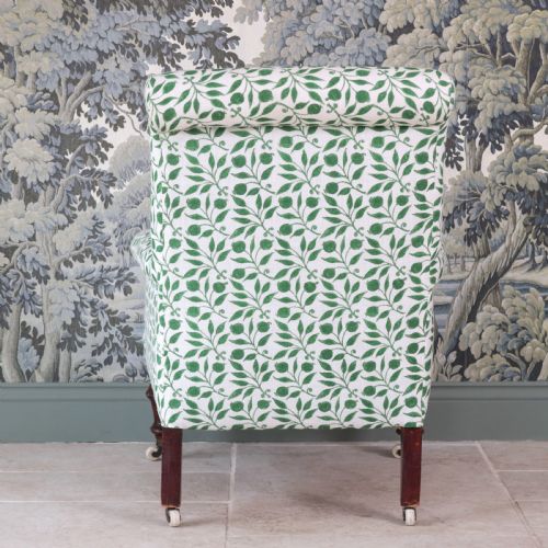 A 19TH CENTURY ENGLISH ARMCHAIR - ADDITIONAL PHOTO 4