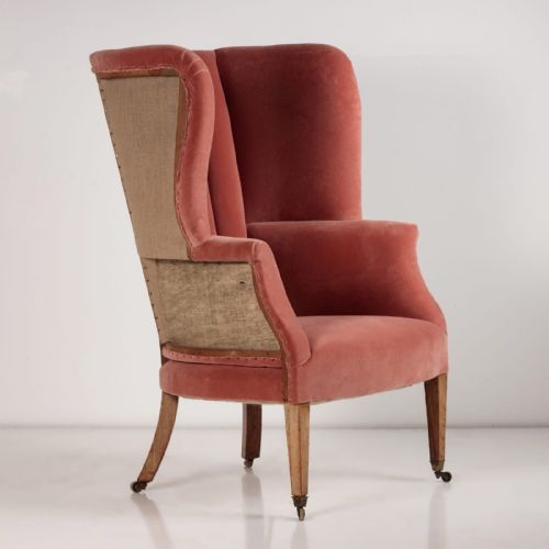 AN 18TH CENTURY BARREL BACK ARMCHAIR - ADDITIONAL PHOTO 1
