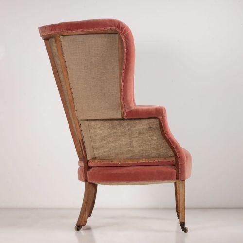AN 18TH CENTURY BARREL BACK ARMCHAIR - ADDITIONAL PHOTO 3