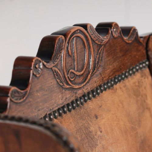 A 19TH CENTURY FRENCH PROVINCIAL CHAIR - ADDITIONAL PHOTO 4