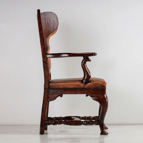 A 19TH CENTURY FRENCH PROVINCIAL CHAIR - ADDITIONAL PHOTO 10