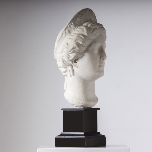 AN 18TH CENTURY MARBLE BUST OF JUNO - ADDITIONAL PHOTO 6
