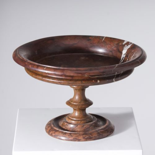 A GRAND TOUR MARBLE TAZZA URN - ADDITIONAL PHOTO 3
