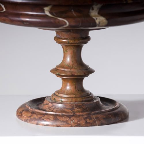 A GRAND TOUR MARBLE TAZZA URN - ADDITIONAL PHOTO 4