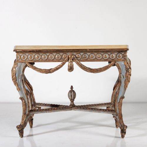 AN EARLY 19TH CENTURY ITALIAN CONSOLE TABLE - ADDITIONAL PHOTO 1