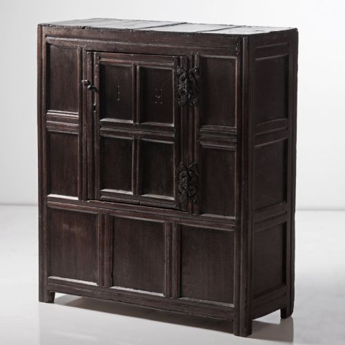 A 17TH CENTURY OAK CUPBOARD - ADDITIONAL PHOTO 5